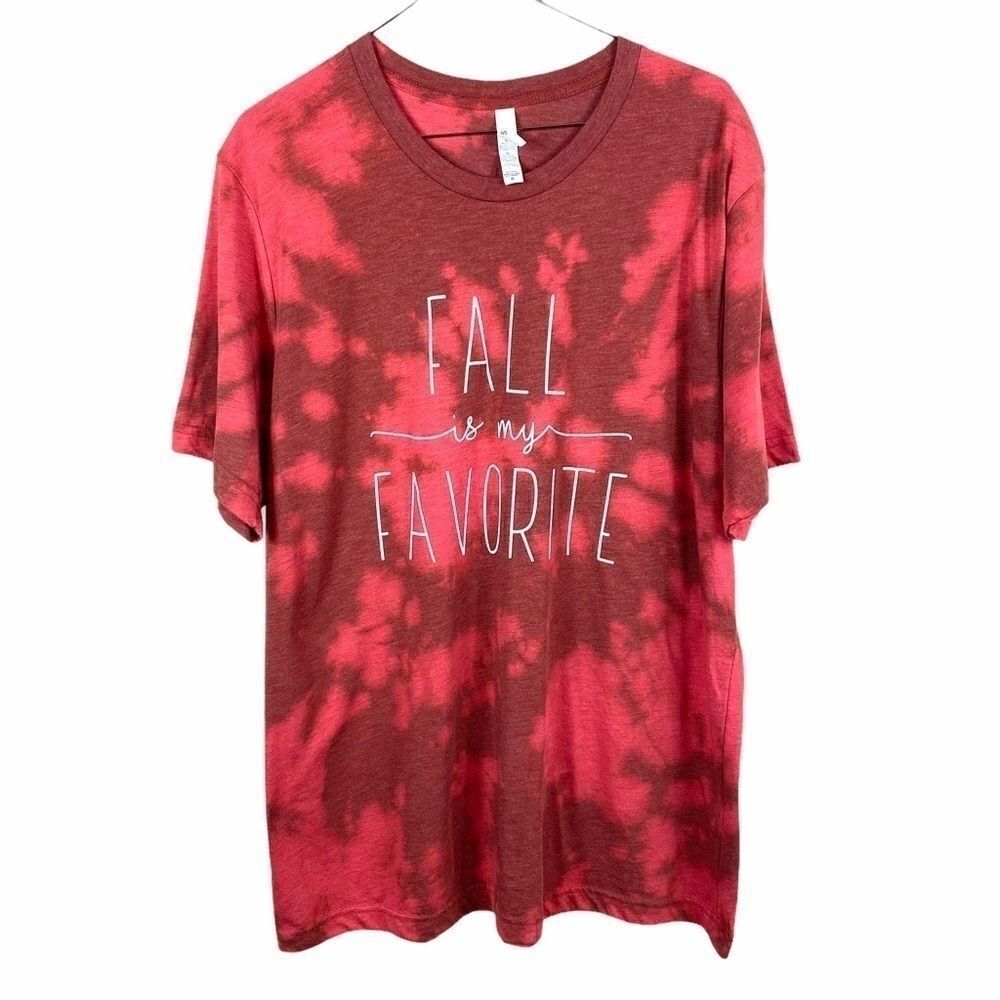 Fall Is My Favorite Custom Tie Dyed Graphic Tee